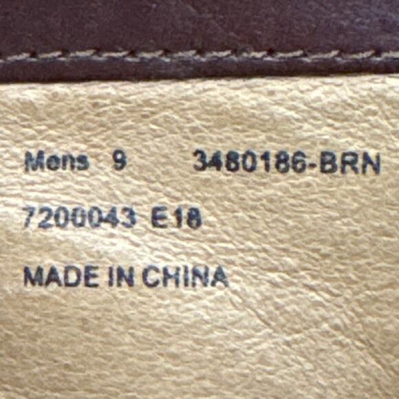 Frye Beacon Inside Zip Boots Brown Leather SZ 9 - Picture 10 of 10